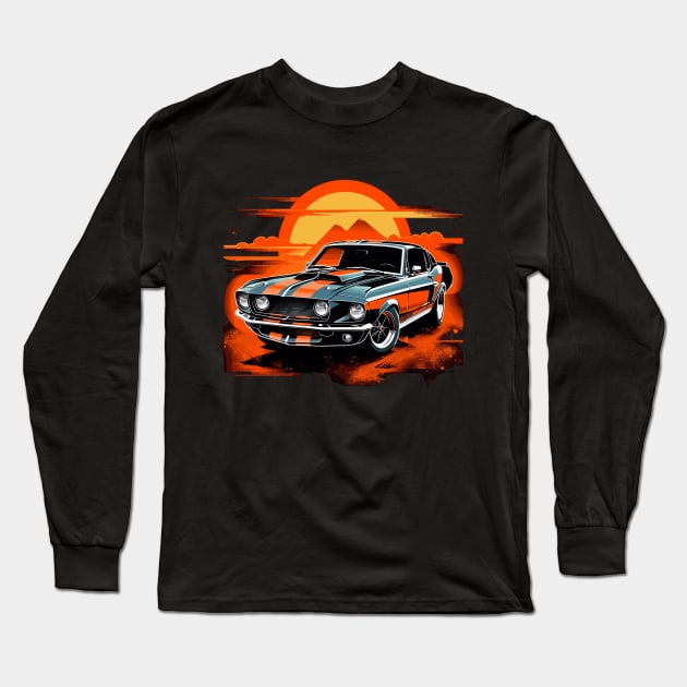 Shelby Mustang Long Sleeve T-Shirt by Dawn Star Designs